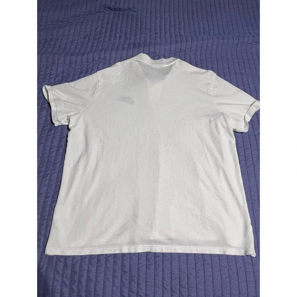White Nike polo shirt with black swoosh #polo #athleisure - Picture 7 of 7